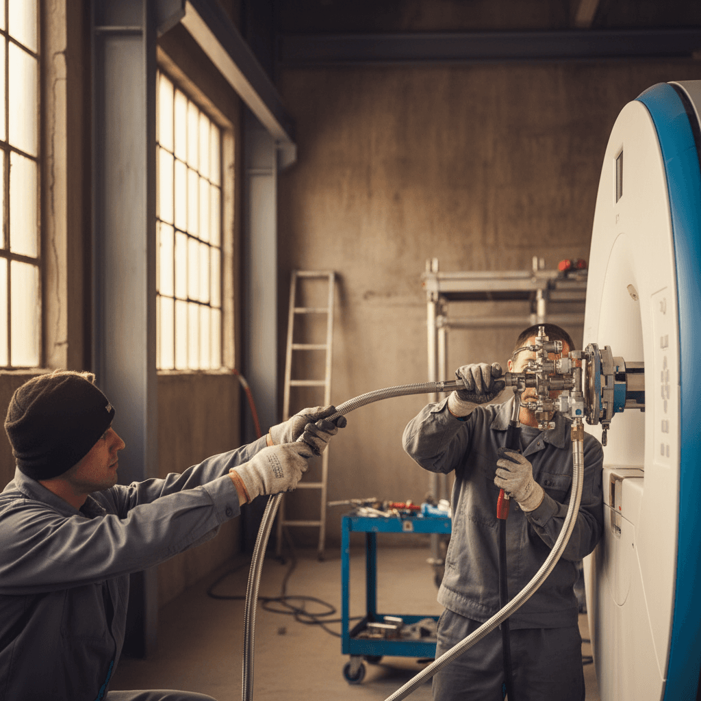 MRI equipment installation and system commissioning