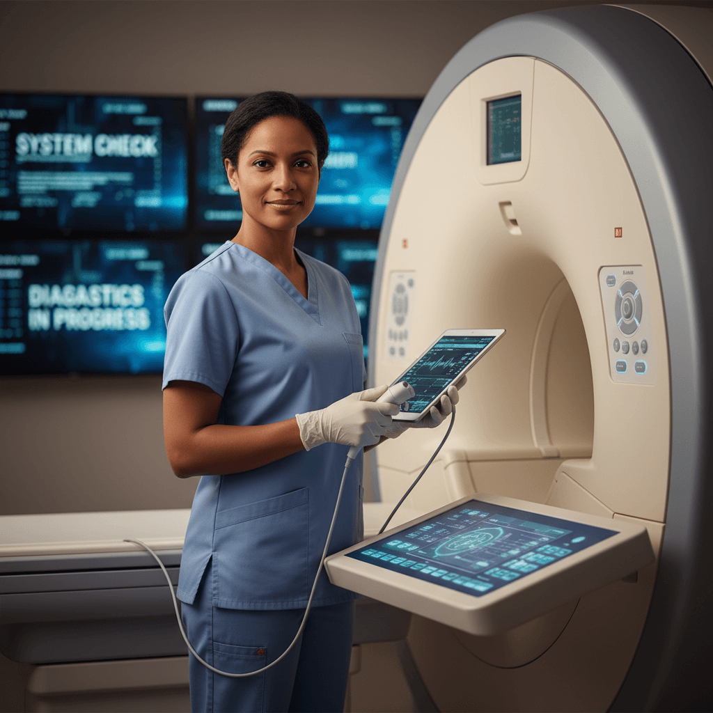MRI equipment guarantee and maintenance coverage