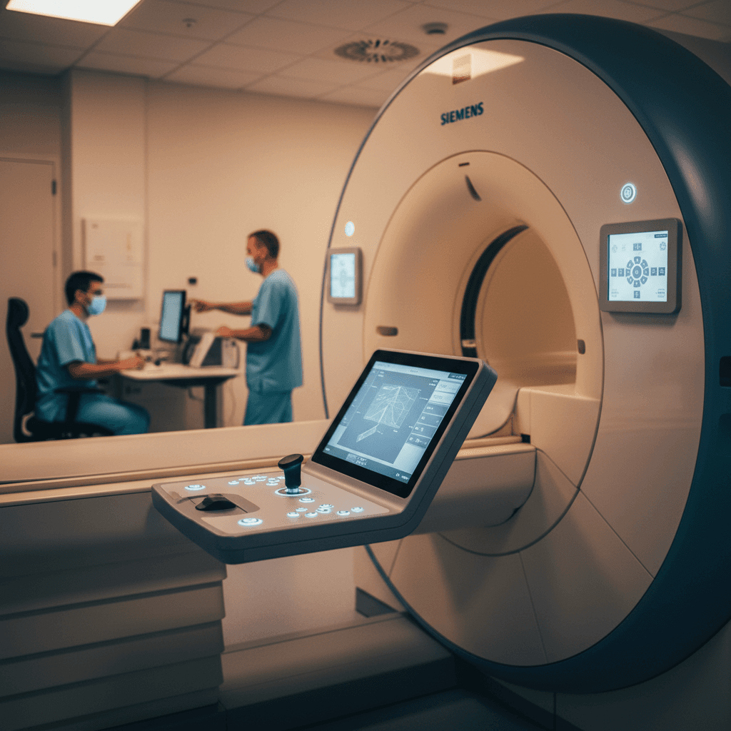 Siemens MRI scanner in clinical imaging center